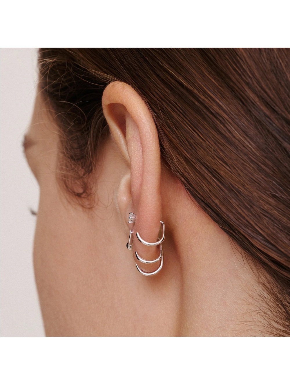 Ardant 925 Sterling Silver 3 pair Earring Set - Picture 8 of 8